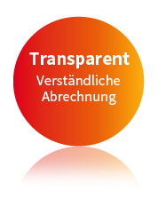 Transparent - Verständliche Abrechnung